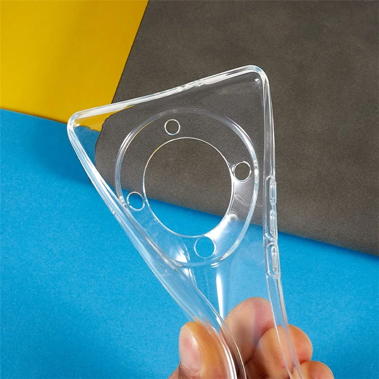 Pour Honor X40 5G / X9a 5G Transparent Soft TPU Case 1.5mm Épaisseur Couverture de téléphone portable