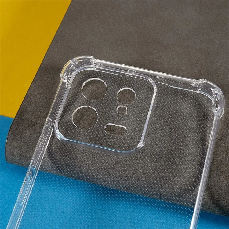 Pour Xiaomi 13 5G Reinforced Corners TPU Case Full Camera Lens Protection Phone Cover with Lanyard