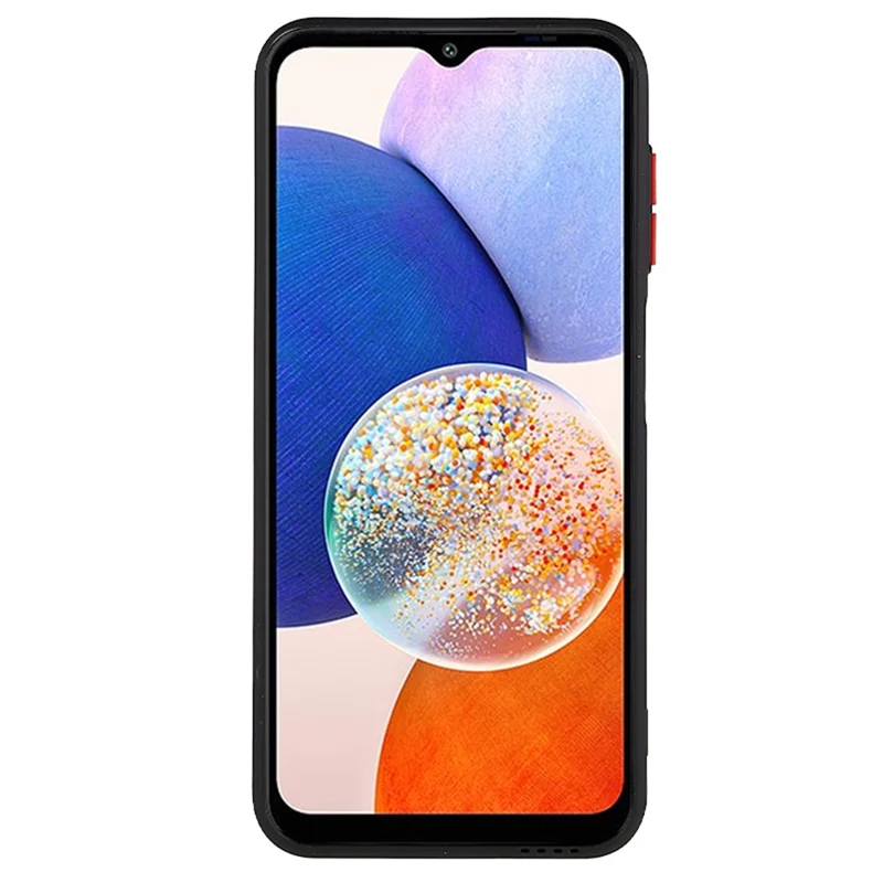 For Samsung Galaxy A14 5G / 4G Soft TPU Phone Case Drop-proof Back Cover with Card Slot - Black