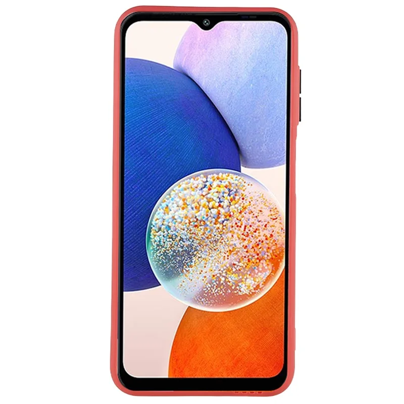 For Samsung Galaxy A14 5G / 4G Soft TPU Phone Case Drop-proof Back Cover with Card Slot - Coral