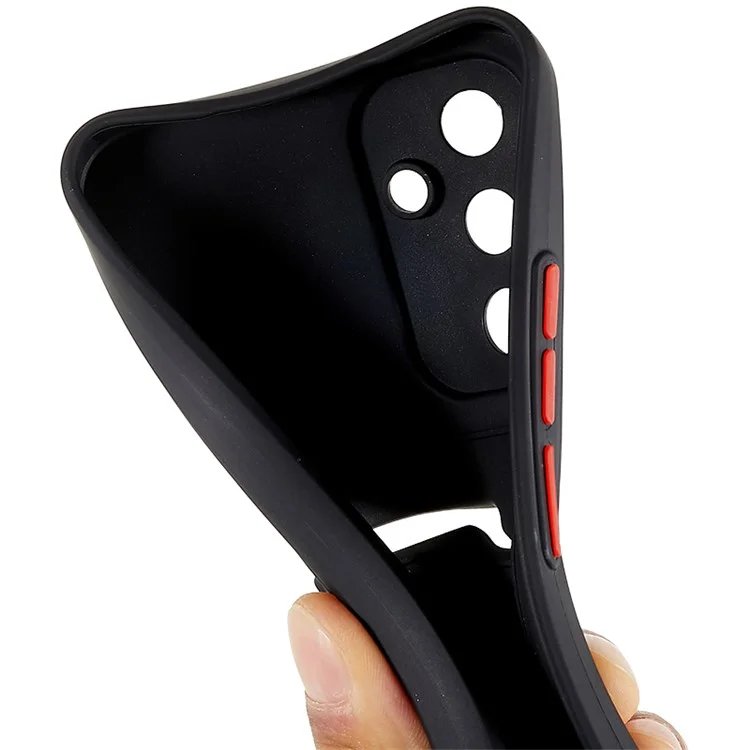 Morbida custodia in TPU per Samsung Galaxy A54 5G Cover protettiva per telefono con slot per schede - Nero