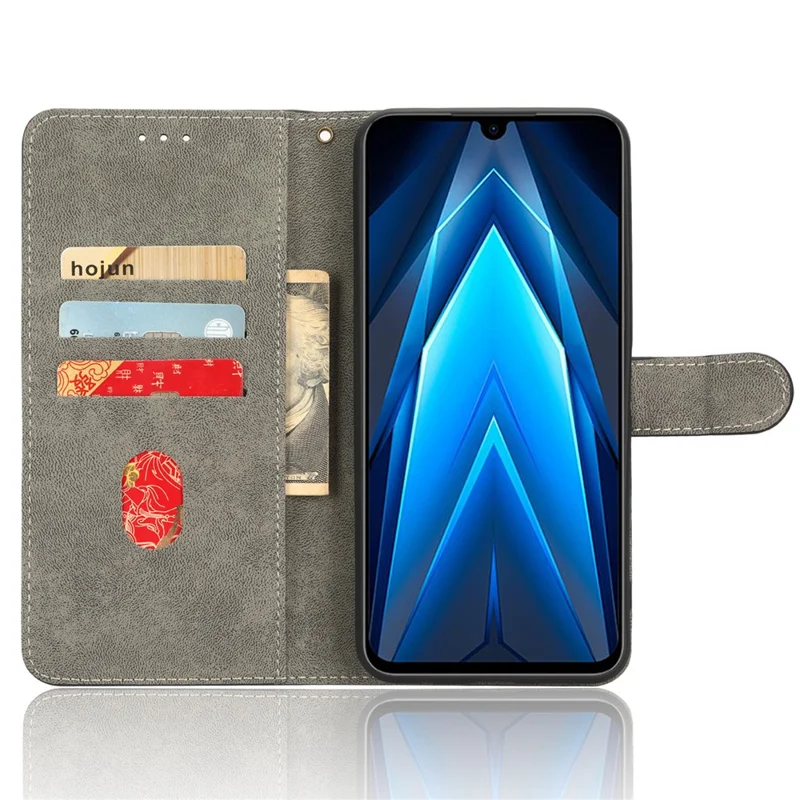 Til TECNO Pova 4 Pro 4G LG8n tegnebogstelefonbeskyttelse med RFID-blokerende læderstøtte og stropløsning - Grøn