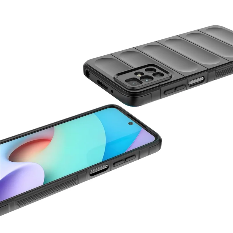 For Xiaomi Redmi 10 2022 4G/Redmi 10 4G (2021)/Redmi Note 11 4G (MediaTek) Drop-proof Phone Case - Light Grey