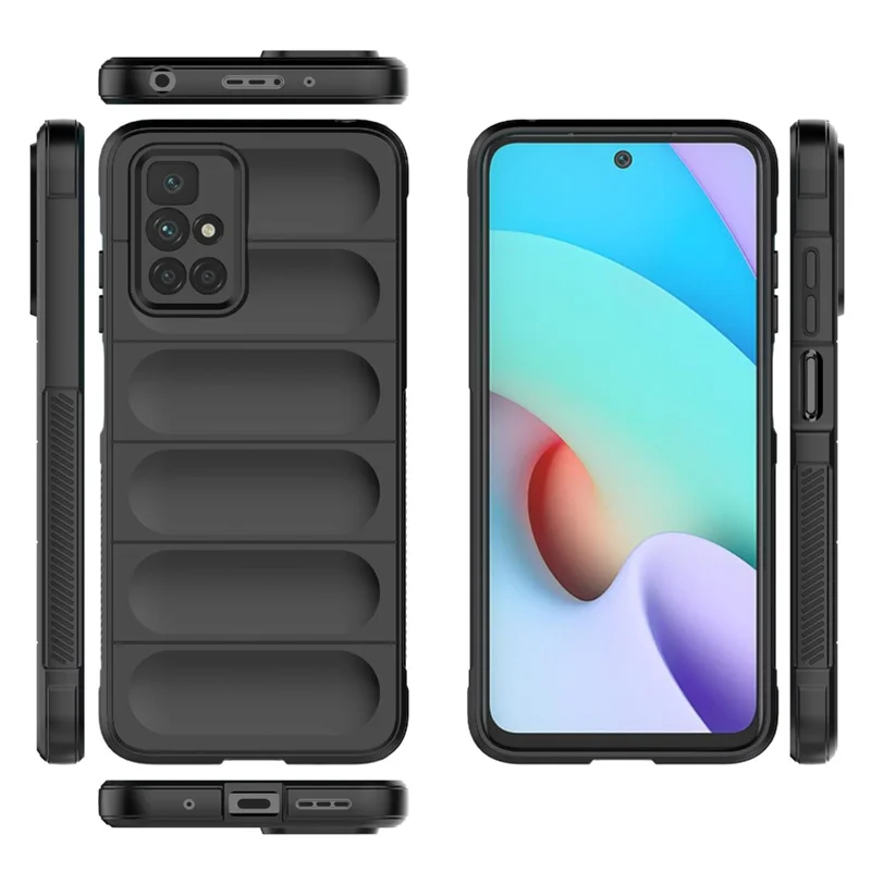 For Xiaomi Redmi 10 2022 4G/Redmi 10 4G (2021)/Redmi Note 11 4G (MediaTek) Drop-proof Phone Case - Light Grey