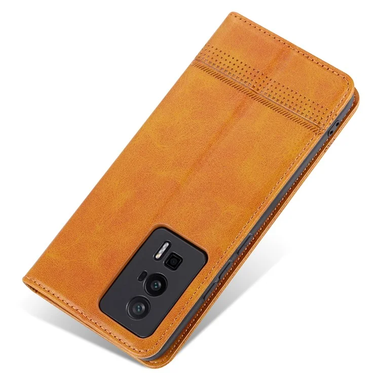 AZNS Für Xiaomi Poco F5 Pro 5G / Redmi K60 Pro 5G / K60 5G Ledertasche Ständer Handyhülle - Braun