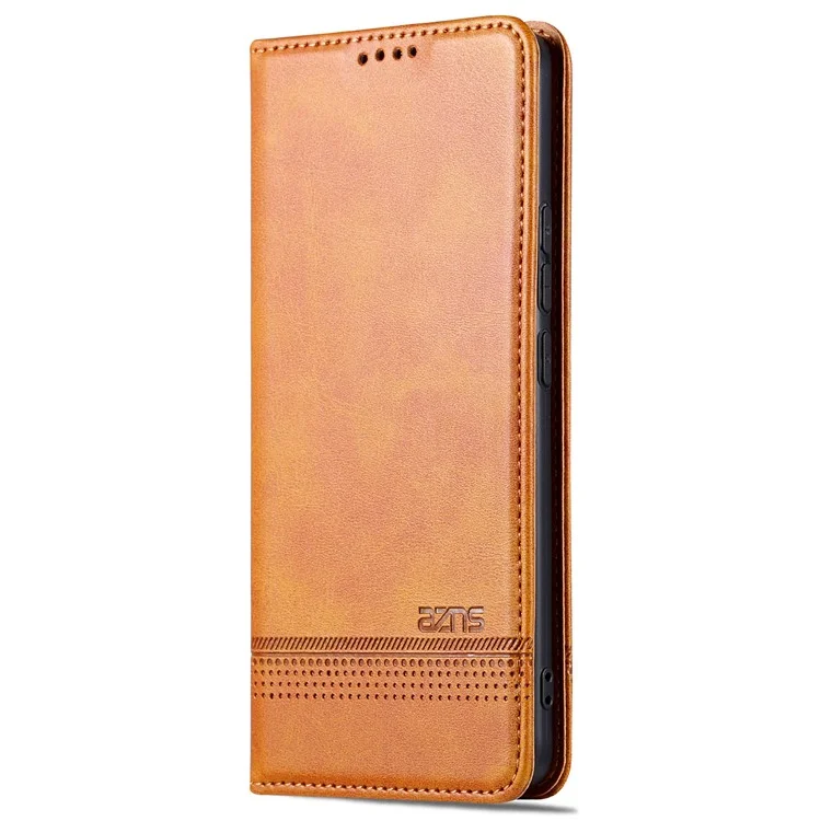 AZNS Für Xiaomi Poco F5 Pro 5G / Redmi K60 Pro 5G / K60 5G Ledertasche Ständer Handyhülle - Braun