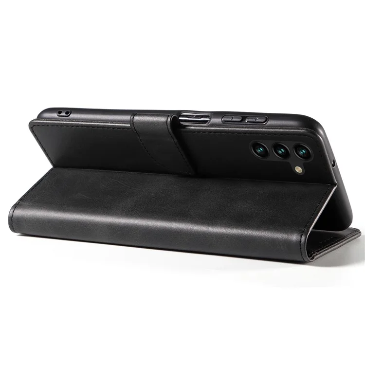 Per Samsung Galaxy A54 5G Custodia Portafoglio Telefono in Pelle PU con Supporto Magnetico Quadrato Chiusura - Nero