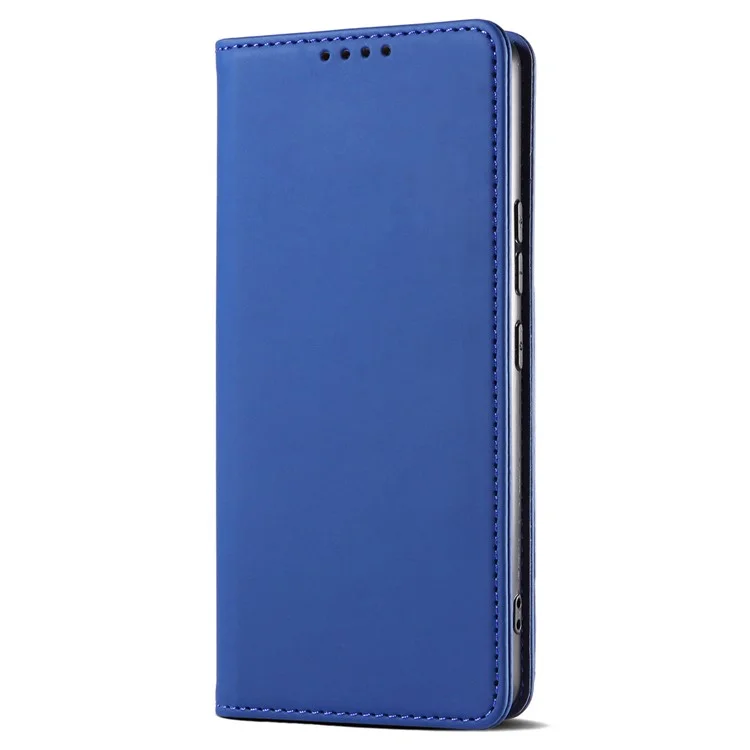 Business Style Phone Case Für Samsung Galaxy S23+ Stand Wallet Skin Touch Flip Leder Voll Schutz Abdeckung - Blau