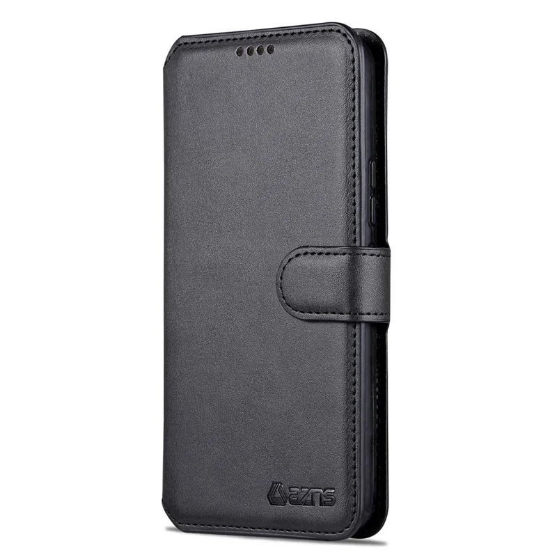 AZNS Phone Case For Samsung Galaxy A54 5G Calf Texture Wallet Stand Leather Protective Phone Cover - Black