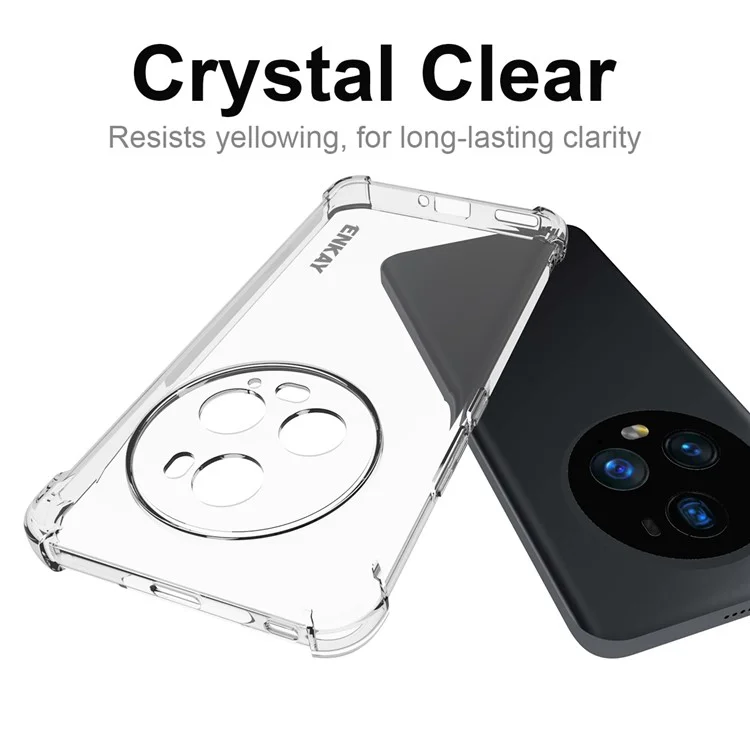 ENKAY HAT PRINCIPE Per Honor Magic5 Pro a prova di caduta Custodia per telefono in TPU con strip antiscivolo Edge Phone Cover