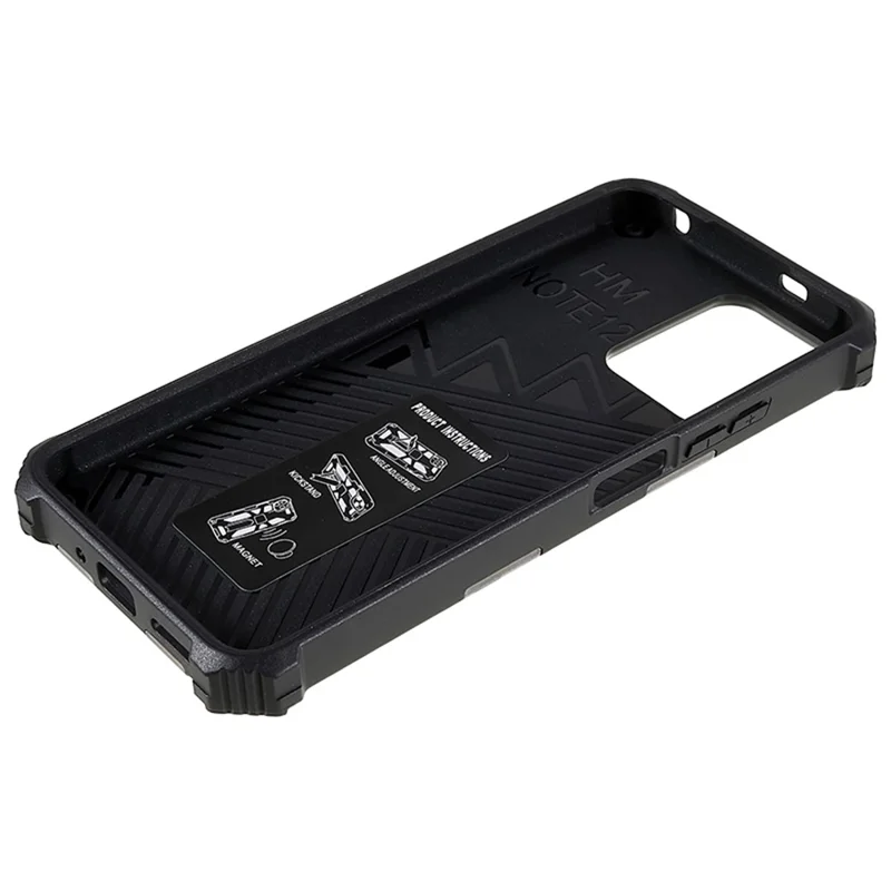 Per Xiaomi Redmi Note 12 5G (Globale) / (India) / (Cina) / Poco X5 5G Custodia per Telefono Mimetica con Supporto - Verde Militare