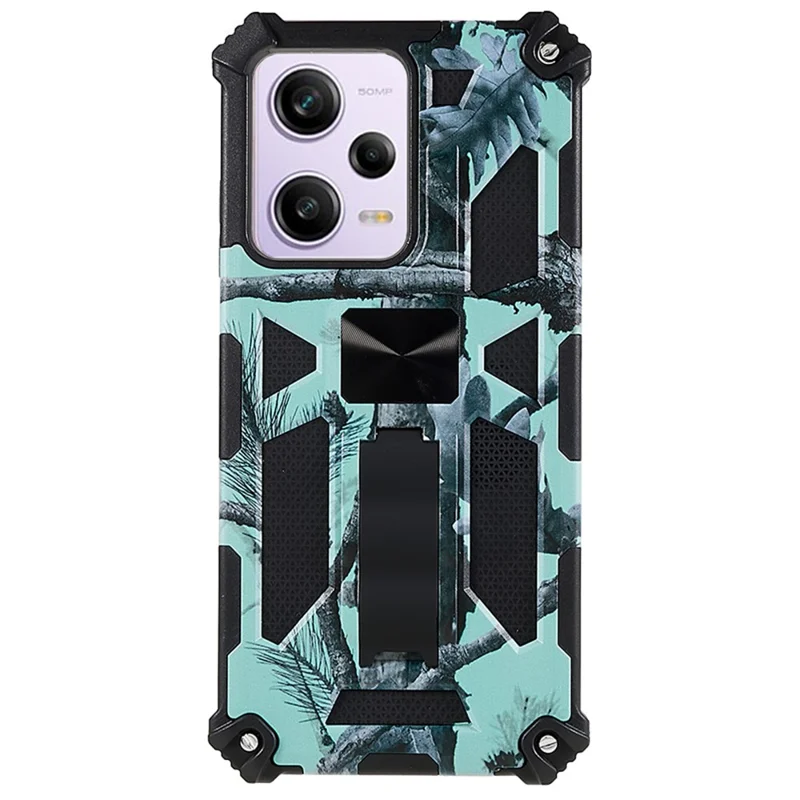 For Xiaomi  Redmi Note 12 Pro 5G / Note 12 Pro Speed 5G / Poco X5 Pro 5G Camo Case Kickstand Cover - Light Green