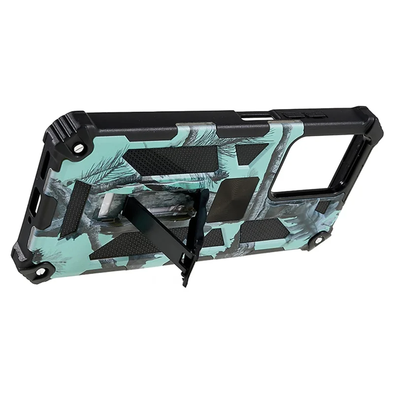 For Xiaomi  Redmi Note 12 Pro 5G / Note 12 Pro Speed 5G / Poco X5 Pro 5G Camo Case Kickstand Cover - Light Green