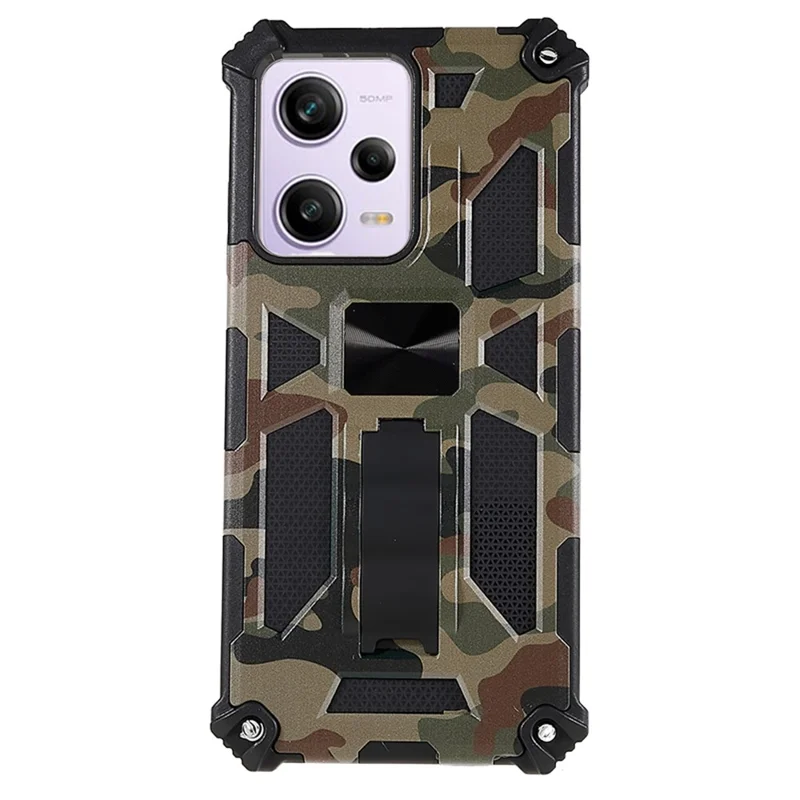 For Xiaomi  Redmi Note 12 Pro 5G / Note 12 Pro Speed 5G / Poco X5 Pro 5G Camo Case Kickstand Cover - Army Green