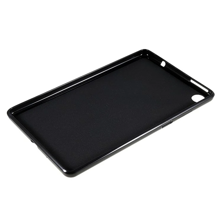 Para Lenovo Tab M8 Gen 4 Caso Fosco de Comprimido TPU Tampa de Proteção de Pele Macia - Preto