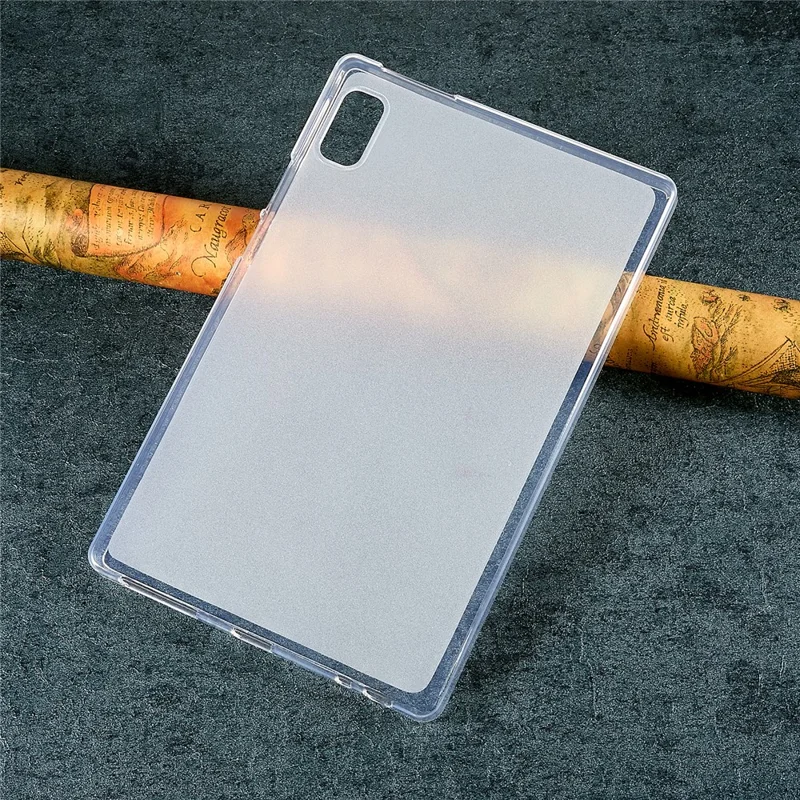 For Lenovo Tab M9 TB-310FU Anti-scratch Frosted Tablet Case Soft TPU Back Protective Cover - Transparent