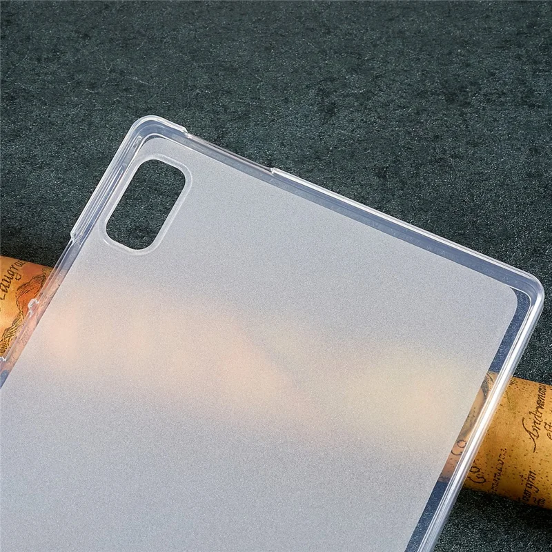 For Lenovo Tab M9 TB-310FU Anti-scratch Frosted Tablet Case Soft TPU Back Protective Cover - Transparent