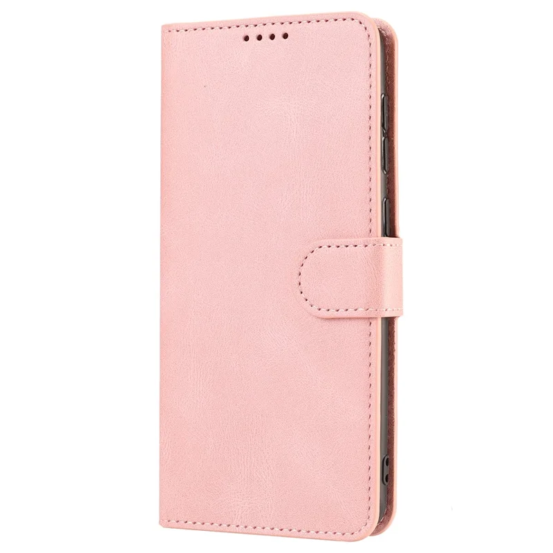 For Xiaomi Redmi Note 12 Pro+ 5G / Note 12 Explorer 5G Leather Phone Case Stand Wallet Cover with Strap - Pink