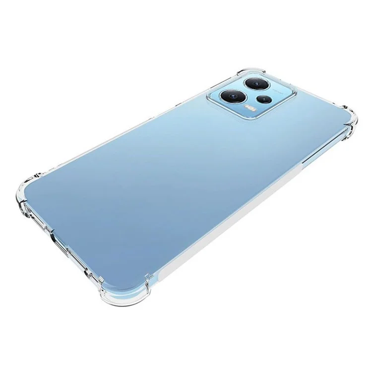 Pour Xiaomi Redmi Note 12 5G (Global) / (Inde) / (Chine) / Poco X5 5G Étui téléphone anti-glisse Housse arrière TPU transparente