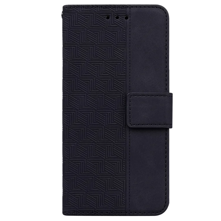 Для Xiaomi 13 5G чехол для телефона с защитой от падения, подставка, кожаный кошелек с принтом - черный