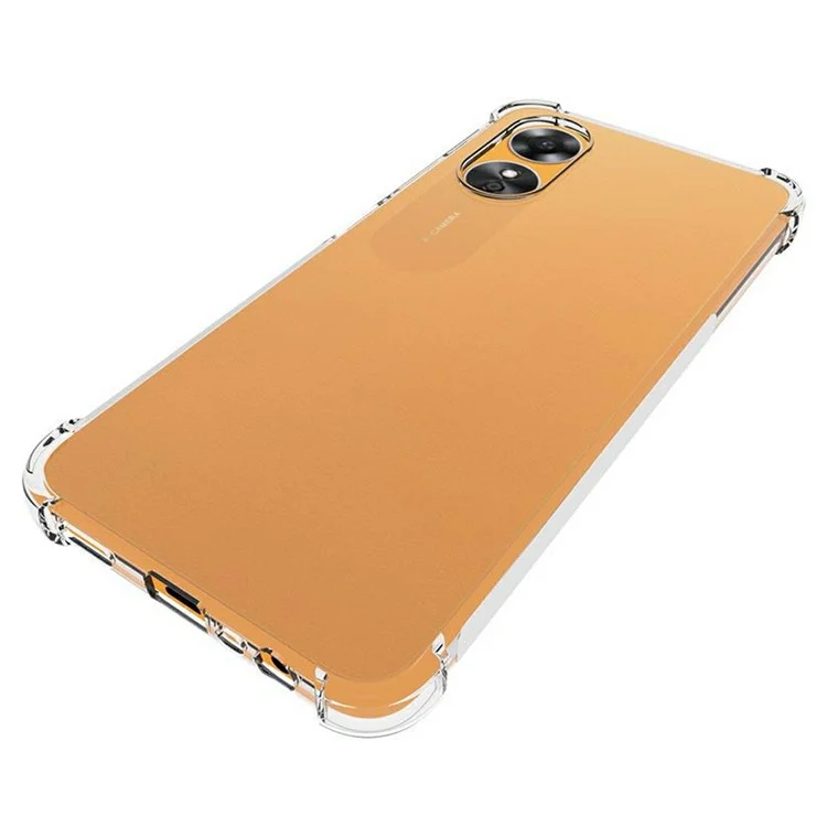 Для Oppo A17 4G Anti-slip Protective Phone Case Four Corners Shock Absorption TPU Cover