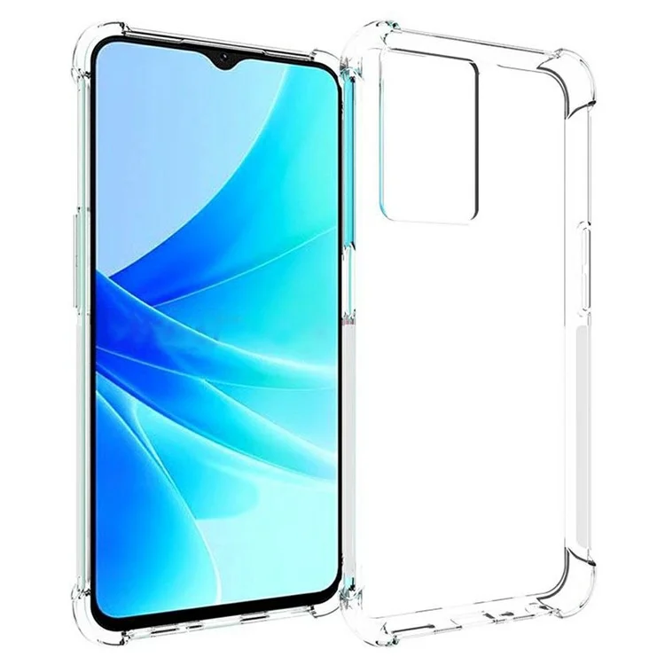 Para Oppo A57 4G Capa de TPU Macia Antiderrapante Reforço de Canto Absorção de Choques Proteção de Telefone