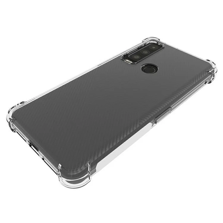 Para Motorola Defy 2 5G Funda de Teléfono Transparente Suave de TPU Esquinas Antideslizantes Protección Resistente a los Golpes