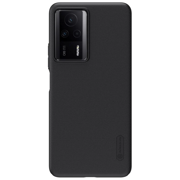 NILLKIN Frosted Shield Matte Phone Case for Xiaomi Redmi K60E 5G , Protective Phone Back Cover - Black