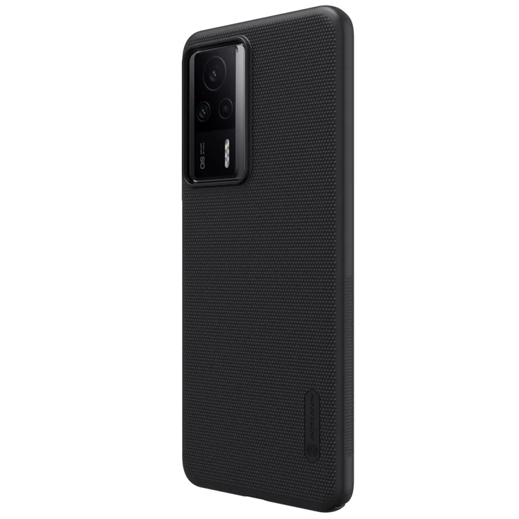 NILLKIN Frosted Shield Matte Phone Case for Xiaomi Redmi K60E 5G , Protective Phone Back Cover - Black