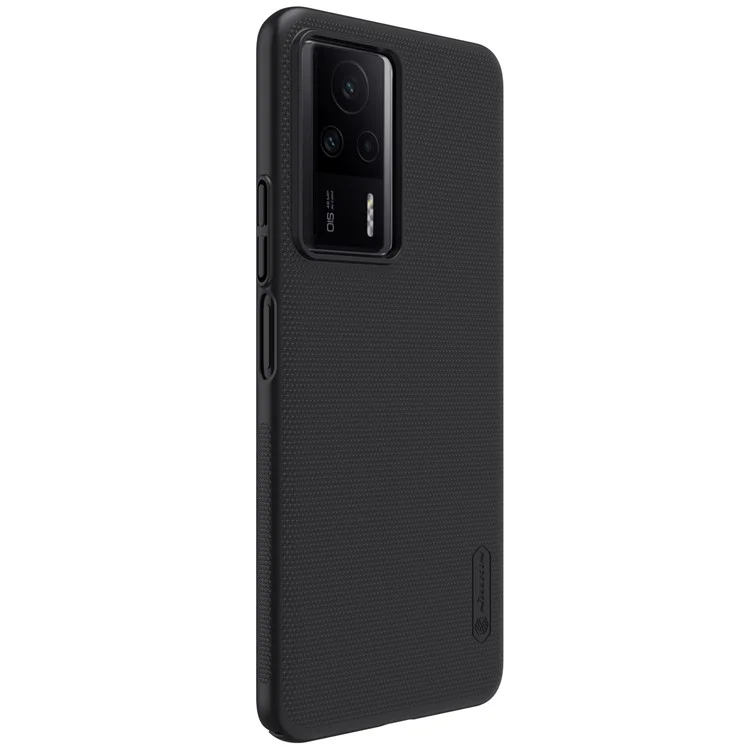 NILLKIN Frosted Shield Matte Phone Case for Xiaomi Redmi K60E 5G , Protective Phone Back Cover - Black