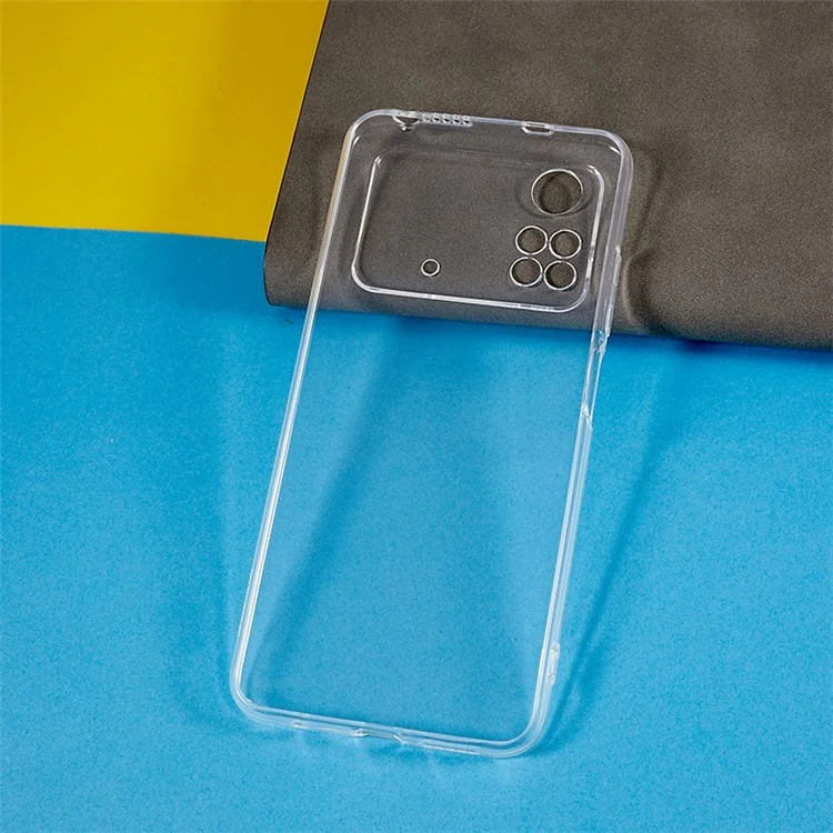 Per Xiaomi Poco M4 Pro 4G Custodia per telefono in TPU morbido Ultra-Sottile Trasparente Custodia protettiva per telefono