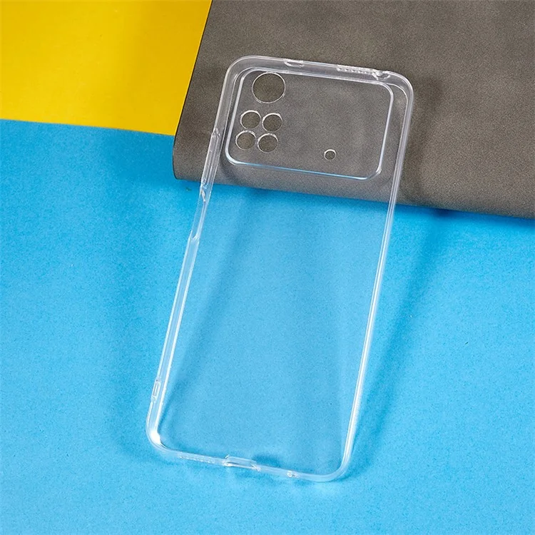 Per Xiaomi Poco M4 Pro 4G Custodia per telefono in TPU morbido Ultra-Sottile Trasparente Custodia protettiva per telefono