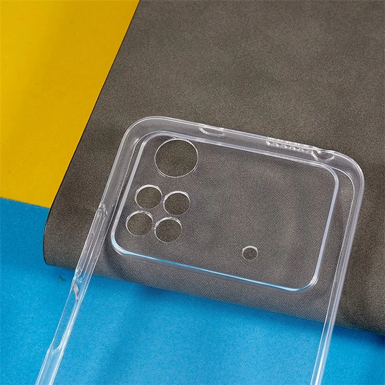 Per Xiaomi Poco M4 Pro 4G Custodia per telefono in TPU morbido Ultra-Sottile Trasparente Custodia protettiva per telefono