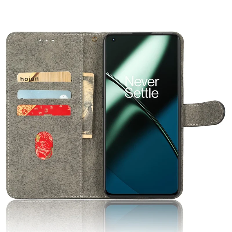 For OnePlus Ace 2 5G / 11R 5G Wallet Case RFID Blocking Leather Stand Phone Cover with Strap - Blue