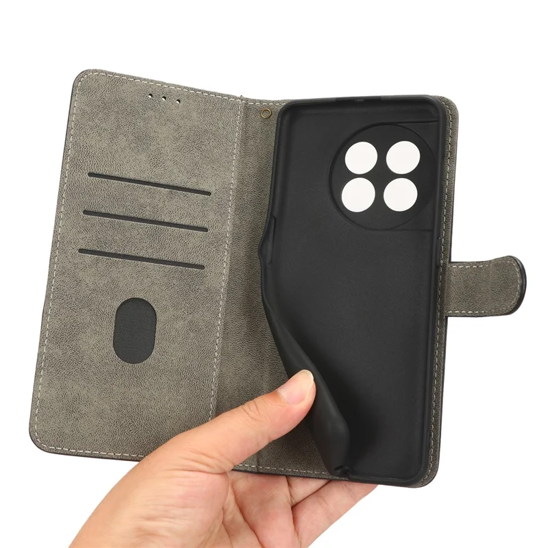 For OnePlus Ace 2 5G / 11R 5G Wallet Case RFID Blocking Leather Stand Phone Cover with Strap - Blue