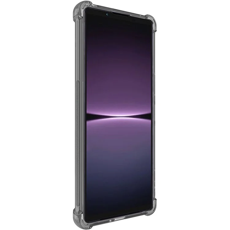 IMAK Für Sony Xperia 1 V TPU-Handyhülle Airbag-Fallschutz-Abdeckung - Transparent Schwarz