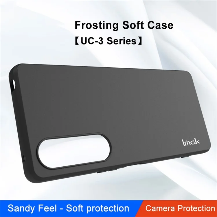 IMAK UC-3 Series for Sony Xperia 1 V Soft TPU Cover Matte Finish Slim Profile Phone Protector