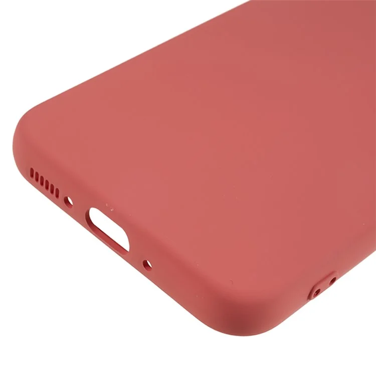 Für Samsung Galaxy A54 5G Telefon TPU-Hülle mit Faser-Auskleidung, Gummihülle für Mobiltelefone - Hawthorn Red