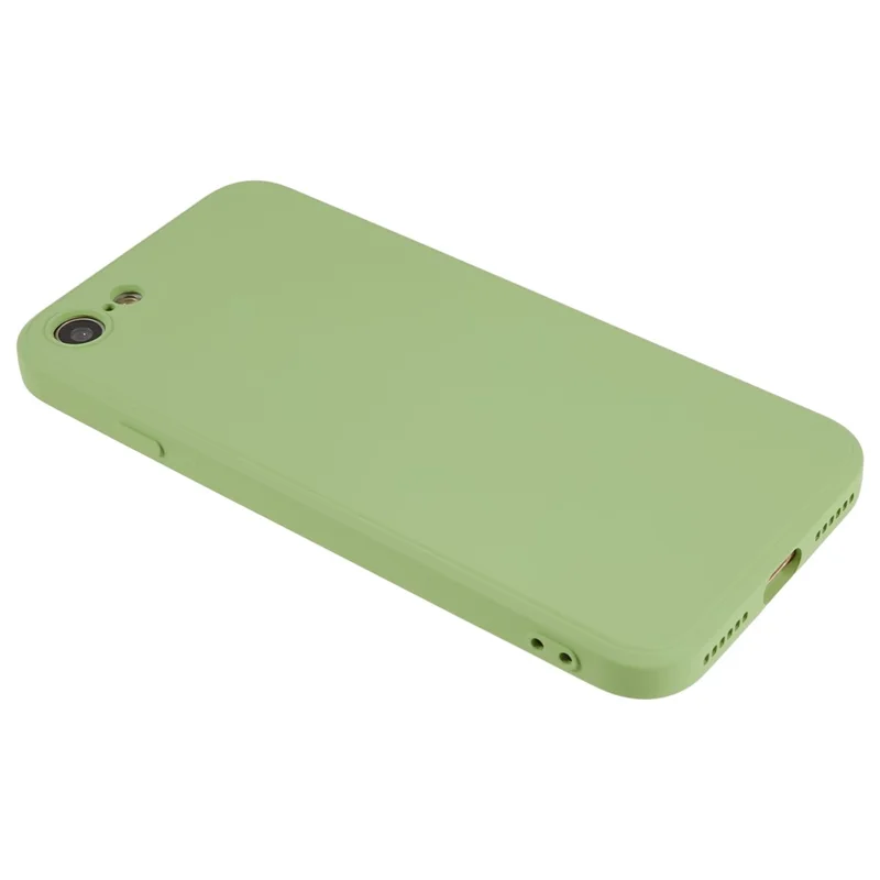 Rubberized Phone Case for iPhone 7 / 8 4.7 inch / SE (2020) / SE (2022) , Anti-Scratch Fiber Lining TPU Cover - Bean Green