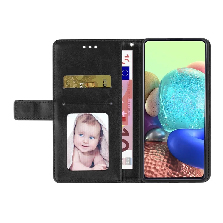 HT01 Capa de telefone em couro com suporte e carteira, com linha em forma de Y impressa, para Honor Magic5 Lite 5G / X9a 5G - Preto 