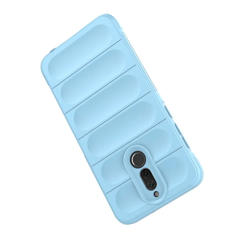 For Huawei Mate 10 Lite TPU Phone Protector Phone Case Anti-fall Rugged Cell Phone Cover - Baby Blue
