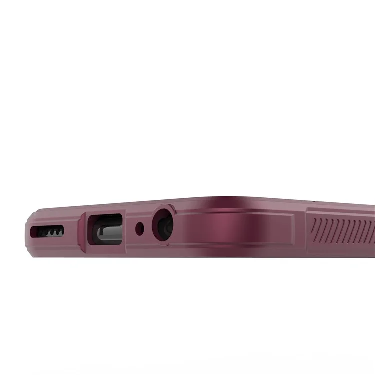 For Huawei Mate 10 Lite TPU Phone Protector Phone Case Anti-fall Rugged Cell Phone Cover - Wine Red