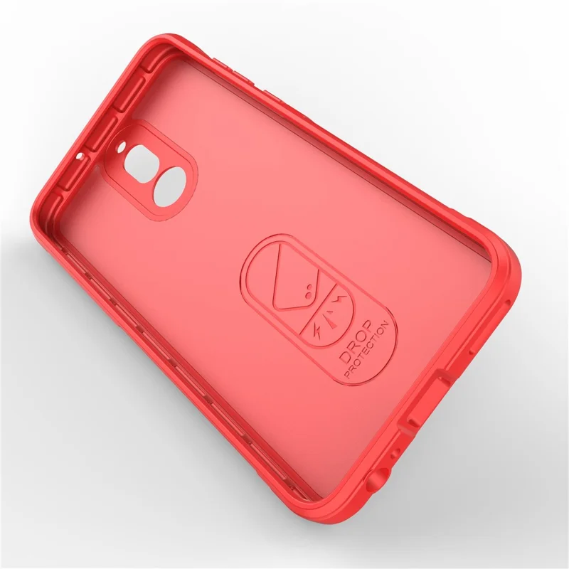 Para Huawei Mate 10 Lite Funda Protectora de TPU Carcasa Antideslizante para Teléfono Móvil Resistente a Golpes - Rojo