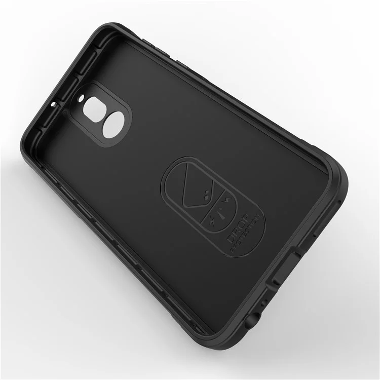 Pour Huawei Mate 10 Lite TPU Protecteur de téléphone Étui de téléphone Anti-chute Robuste Couverture de téléphone portable - Gris foncé
