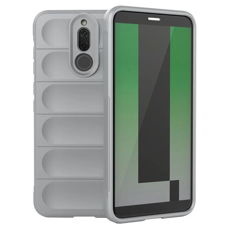 For Huawei Mate 10 Lite TPU Phone Protector Phone Case Anti-fall Rugged Cell Phone Cover - Light Grey
