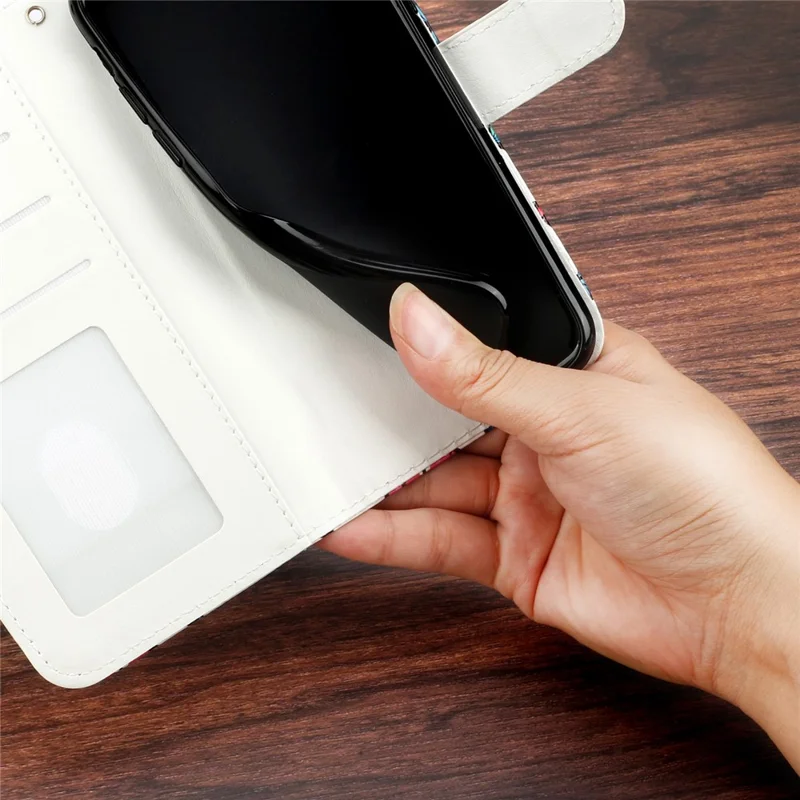 Folia do Samsung Galaxy S22 5G z nadrukiem wzoru, etui z sztucznej skóry PU z funkcją portfel i podstawki, odporność na wstrząsy - dżinsowy wzór