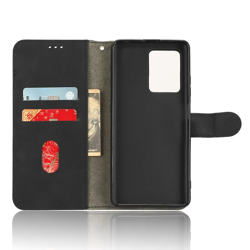 For Xiaomi Redmi Note 12 Pro+ 5G Phone Wallet Case PU Leather Phone Stand Cover - Black