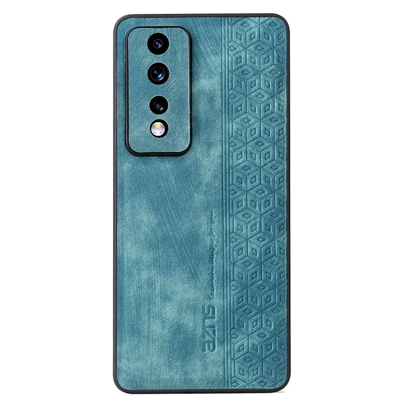 AZNS For Honor 80 GT 5G Imprinted Cell Phone Case PU Leather Coated TPU Back Cover - Green