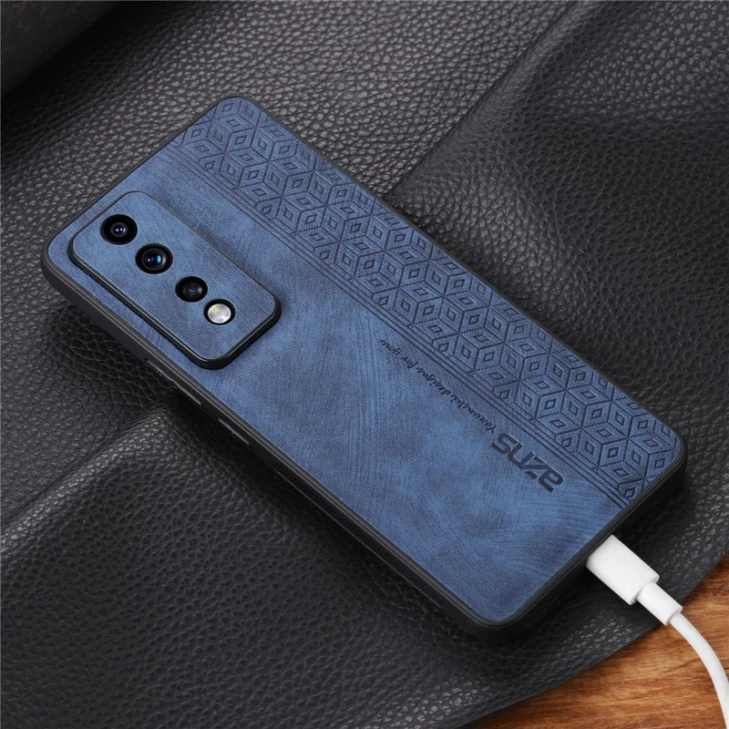 AZNS For Honor 80 GT 5G Imprinted Cell Phone Case PU Leather Coated TPU Back Cover - Green