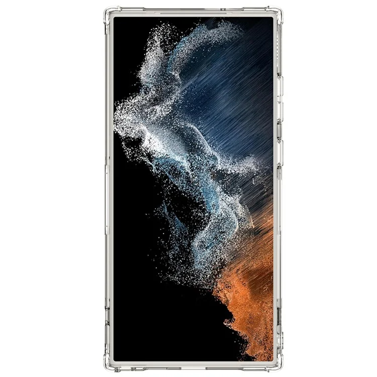 NILLKIN Nature Pro Series for Samsung Galaxy S23 Ultra Magnetic Clear Phone Case PC+TPU Mobile Phone Cover